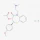 L-cis-Diltiazem hydrochloride (CAS 42399-54-2) - chemical structure image