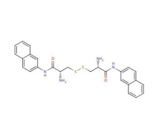 L-Cystine-di-2-naphthylamide (CAS 1259-69-4) - chemical structure image