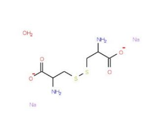 L-Cystine disodium salt monohydrate (CAS 199329-53-8) - chemical structure image