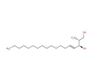 L-erythro-Sphingosine (synthetic) (CAS 6036-75-5) - chemical structure image
