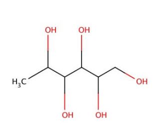 L-Fucitol (CAS 13074-06-1) - chemical structure image