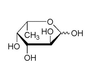 L(&minus;)-Fucose (CAS 6696-41-9) - chemical structure image