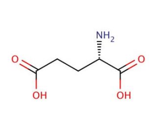 L-Glutamic Acid (CAS 56-86-0) - chemical structure image