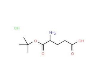 L-Glutamic acid alpha-tert-butyl ester hydrochloride (CAS 144313-55-3) - chemical structure image