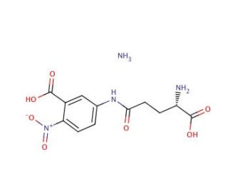 L-Glutamic acid gamma-(3-carboxy-4-nitroanilide) ammonium salt (CAS 63699-78-5) - chemical structure image