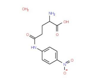 L-Glutamic acid gamma-(4-nitroanilide) monohydrate (CAS 122864-94-2) - chemical structure image