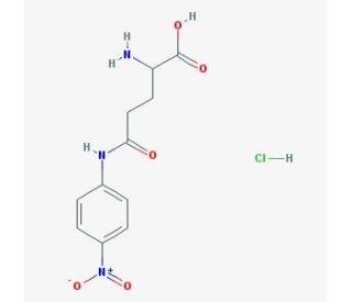 L-Glutamic acid &gamma;-(p-nitroanilide) hydrochloride (CAS 67953-08-6) - chemical structure image