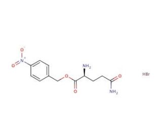 L-Glutamine alpha-4-nitrobenzyl ester hydrobromide (CAS 14349-18-9) - chemical structure image