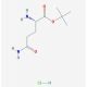 L-Glutamine alpha-tert-butyl ester hydrochloride (CAS 39741-62-3) - chemical structure image