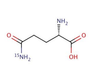 L-Glutamine-amide-15N - chemical structure image