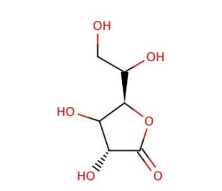 L-Gulono-1,4-lactone (CAS 1128-23-0) - chemical structure image