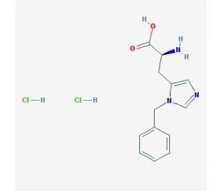 L-Histidine, 3-(phenylmethyl)-, dihydrochloride (CAS 109013-61-8) - chemical structure image