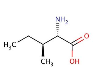 L-Isoleucine (CAS 73-32-5) - chemical structure image