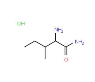 L-Isoleucine amide hydrochloride (CAS 10466-56-5) - chemical structure image