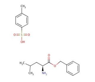 L-Leucine benzyl ester p-toluenesulfonate salt (CAS 1738-77-8) - chemical structure image