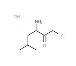 L-Leucine chloromethyl ketone hydrochloride (CAS 54518-92-2) - chemical structure image
