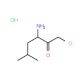 L-Leucine chloromethyl ketone hydrochloride (CAS 54518-92-2) - chemical structure image