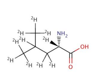L-Leucine-d10 (CAS 106972-44-5) - chemical structure image