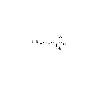 L-Lysine (CAS 56-87-1) - chemical structure image