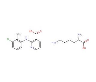 L-Lysine Clonixinate Hydrochloride - chemical structure image