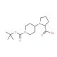 L-N-[(4-Boc)piperidino]proline (CAS 221352-39-2) - chemical structure image