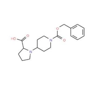 L-N-(4-N-Cbz-piperidino)proline (CAS 289677-06-1) - chemical structure image