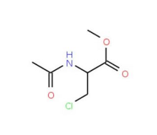L-N-Acetyl-&beta;-chloroalanine Methyl Ester (CAS 18635-38-6) - chemical structure image