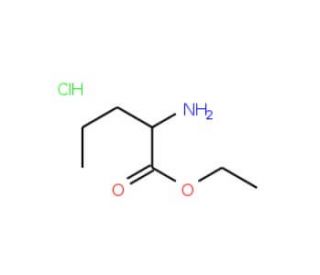 L-Norvaline ethyl ester HCl (CAS 40918-51-2) - chemical structure image