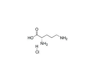 L-Ornithine Hydrochloride (CAS 3184-13-2) - chemical structure image