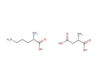L-Ornithine L-aspartate salt (CAS 3230-94-2) - chemical structure image