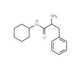 L-Phenylalanine-cyclohexylamide (CAS 17186-53-7) - chemical structure image