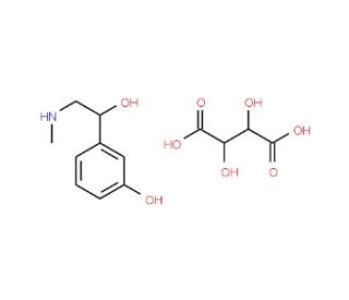 L-Phenylephrine Bitartrate (CAS 14787-58-7) - chemical structure image