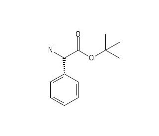 L-Phenylglycine t-butyl ester (CAS 53934-78-4) - chemical structure image