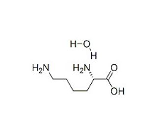 L-(&plus;)Lysine Monohydrate (CAS 39665-12-8) - chemical structure image