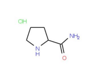 L-Prolinamide hydrochloride (CAS 42429-27-6) - chemical structure image