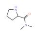 L-Proline dimethylamide (CAS 29802-22-0) - chemical structure image