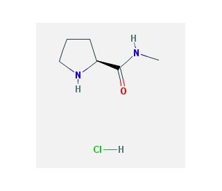 L-Proline methyl amide hydrochloride (CAS 33208-98-9) - chemical structure image