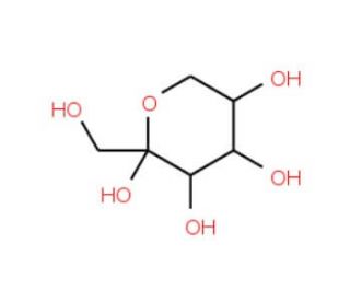 L-Psicose (CAS 16354-64-6) - chemical structure image
