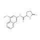 L-Pyroglutamic acid 4-methoxy-beta-naphthylamide (CAS 94102-66-6) - chemical structure image