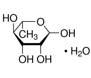 L-Rhamnose monohydrate (CAS 10030-85-0) - chemical structure image