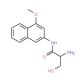 L-Serine 4-methoxy-beta-naphthylamide (CAS 81607-67-2) - chemical structure image