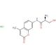 L-Serine 7-amido-4-methylcoumarin hydrochloride (CAS 115918-60-0) - chemical structure image