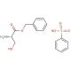 L-Serine benzyl ester benzenesulfonate (salt) (CAS 3695-68-9) - chemical structure image