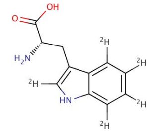 L-Tryptophan-d5 (CAS 62595-11-3) - chemical structure image