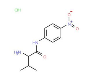 L-Valine 4-nitroanilide hydrochloride (CAS 77835-49-5) - chemical structure image