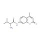 L-Valine 7-amido-4-methylcoumarin (CAS 78682-66-3) - chemical structure image