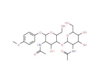 LacDiNAc MP Glycoside - chemical structure image