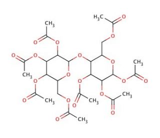 Lactose Octaacetate (CAS 6291-42-5) - chemical structure image