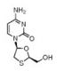 Lamivudine (CAS 134678-17-4) - chemical structure image