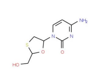 Lamivudine-15N2,13C - chemical structure image